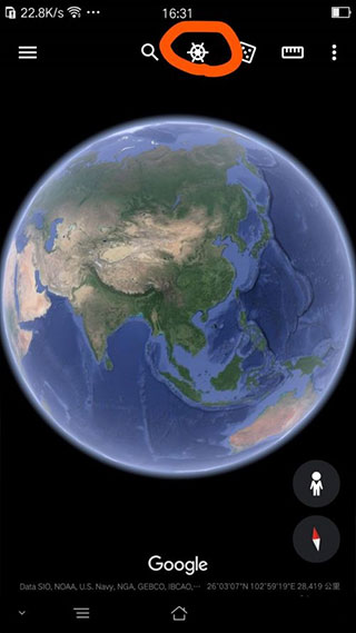 谷歌地球查看夜景图方法 谷歌地球查看夜景图教程