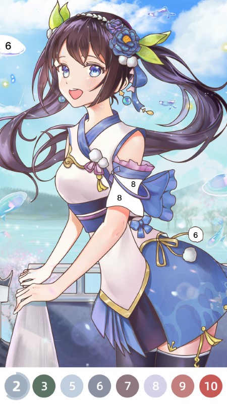 泡泡填色app