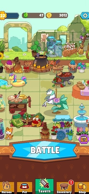 点击猫空闲英雄手游(clicker cats)