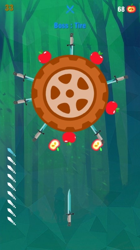 飞刀射靶大战游戏