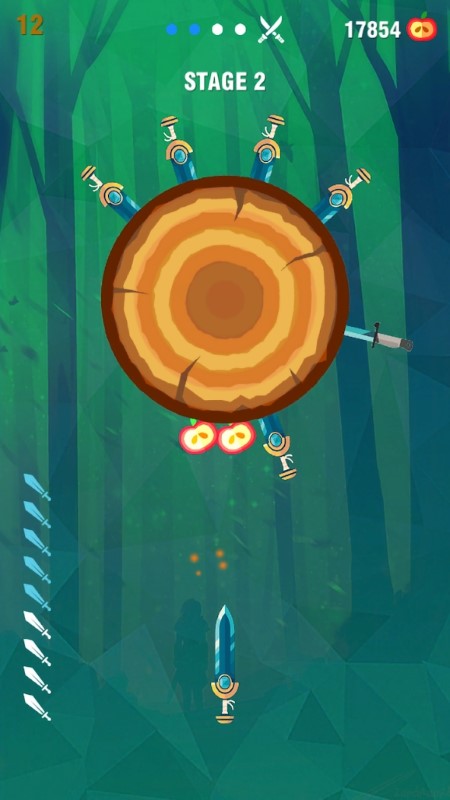 飞刀射靶大战游戏