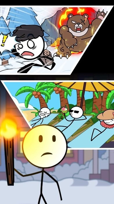 火柴人逃出密室游戏