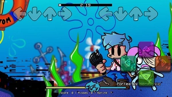 周五夜放克错误化海绵宝宝游戏