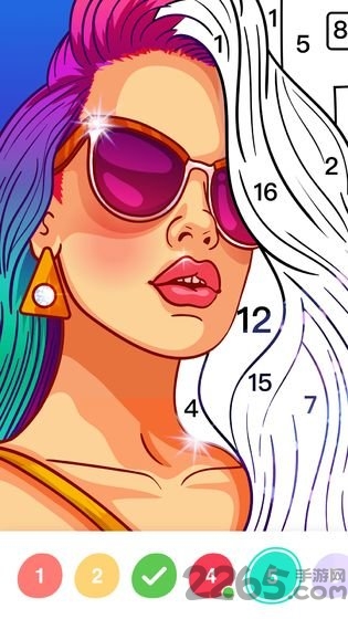 艺术数字填色书游戏下载