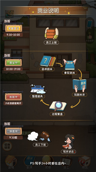 开张我的剧本馆游戏攻略 开张我的剧本馆游戏攻略