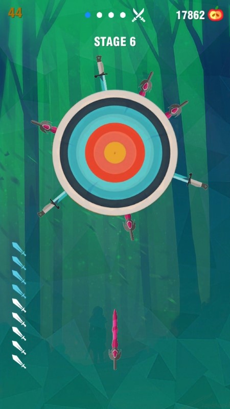 飞刀射靶大战游戏