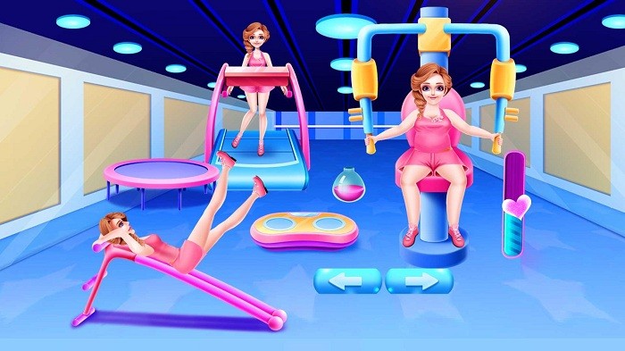 健身运动女孩游戏