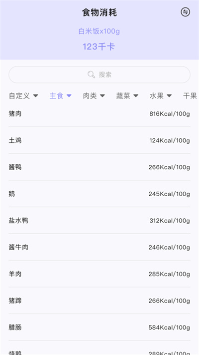 卡路里食物热量计算器官方版