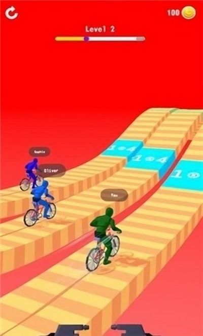 山地车竞速赛游戏(bicyling gear race)