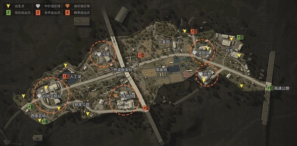 暗区突围体验服农场地图资源攻略 暗区突围体验服农场地图资源攻略