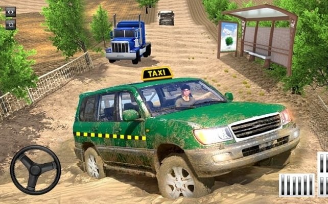 真实山地车出租车游戏