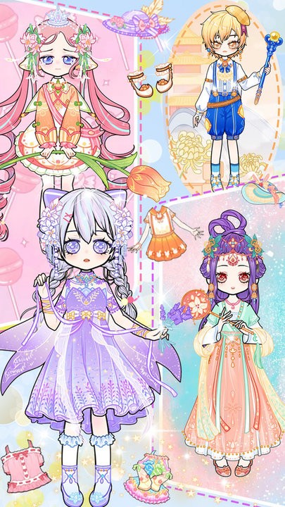 装扮女孩物语小游戏