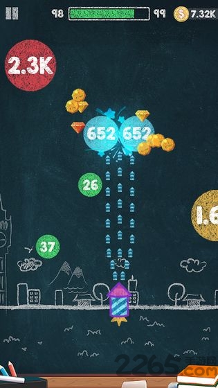 粉笔射击无限金币版