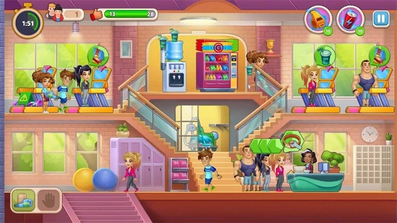 健身房狂热空闲锻炼游戏(Gym Mania)