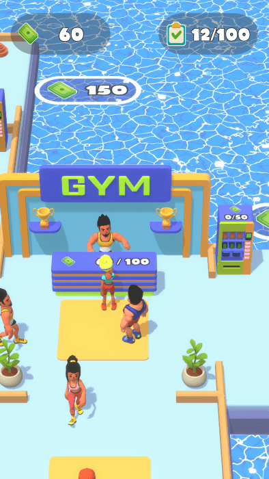 街机闲置健身房游戏