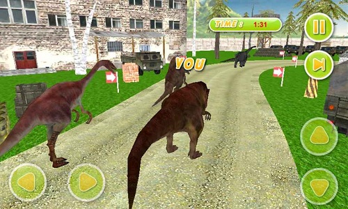 恐龙疯狂赛车单机游戏