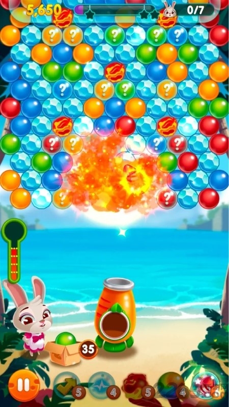 兔子泡泡龙游戏