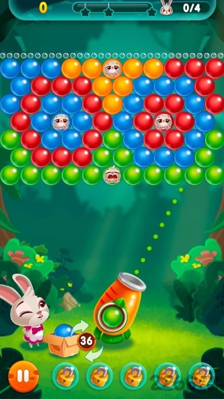 兔子泡泡龙游戏