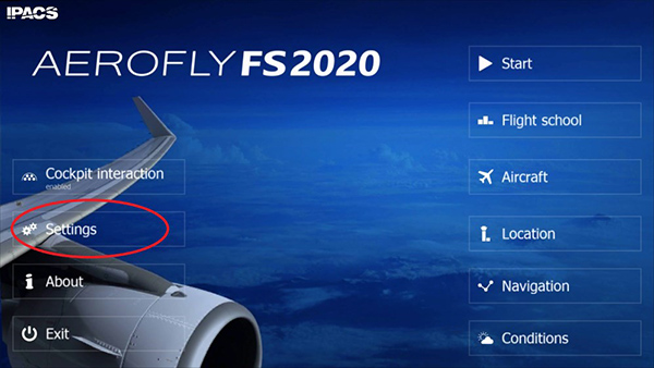 2020航空模拟器怎么调成中文