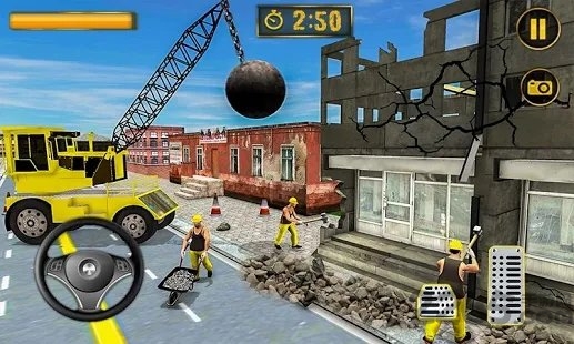 破坏起重机模拟器手游