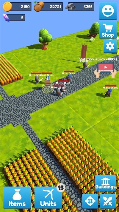 低聚骑士手游(3d low poly knights)