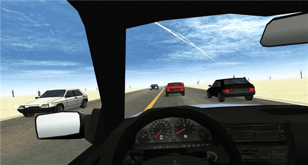 沙漠公路飙车游戏(desert traffic racer)