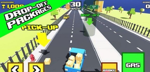 疯狂的公路皮卡车游戏(crazy road: pickup truck)