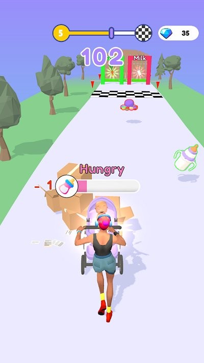 婴儿车冲冲冲游戏