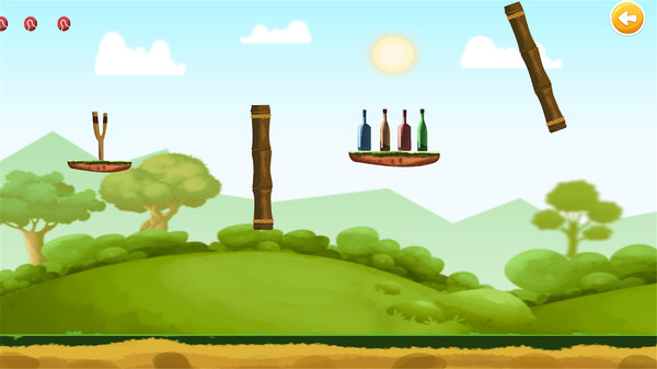 弹弓击倒瓶子官方版