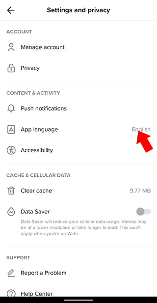 TikTok Lite如何设置中文