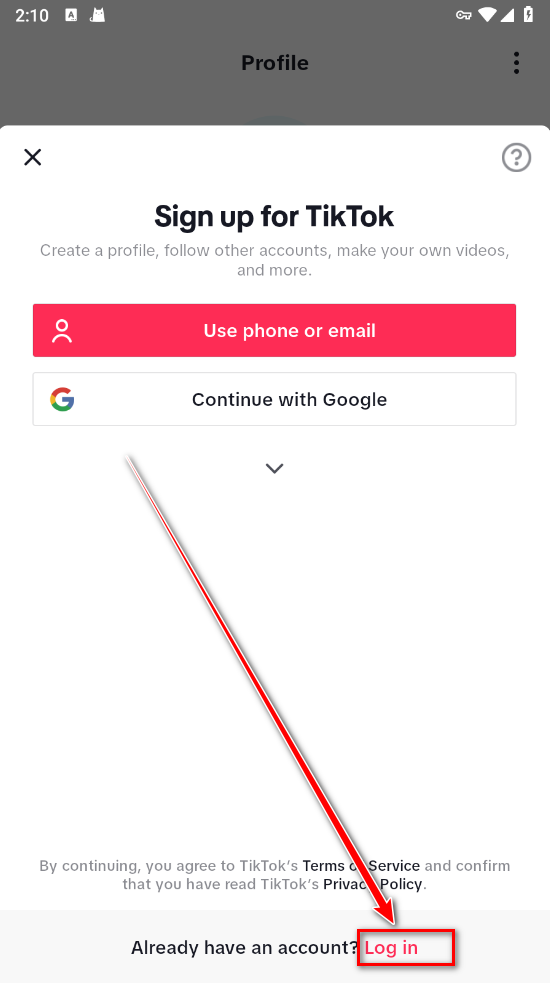 TikTok Lite如何登录