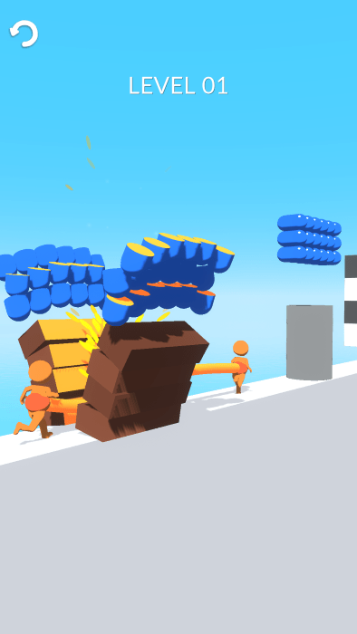 双人切割跑酷游戏