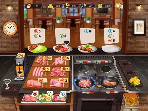 厨房烹饪疯狂手机游戏