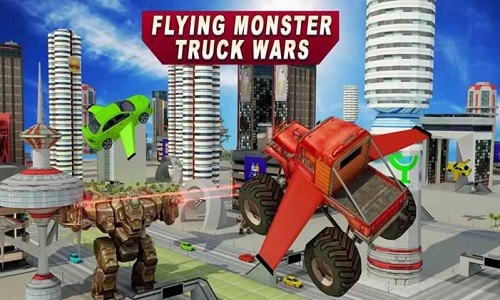 飞行卡车机器人手机游戏