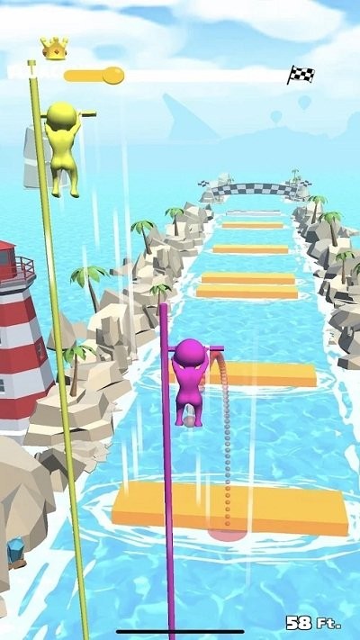 撑杆跳过河游戏(extendthestick)