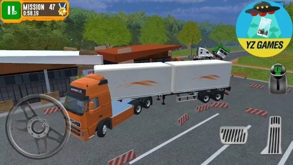 手机开车模拟驾驶游戏(super truck parking)