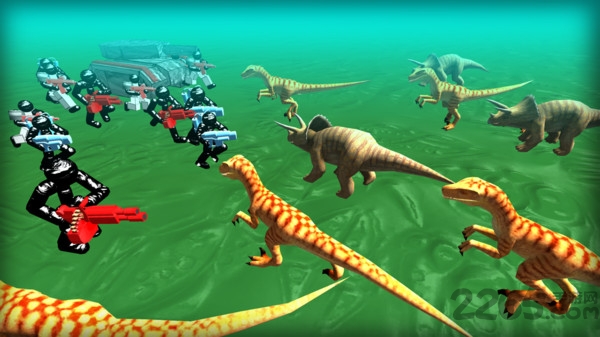 恐龙战争模拟器破解版