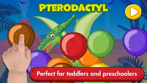 儿童益智恐龙拼图游戏