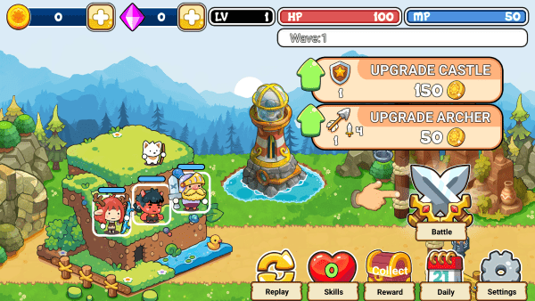 城堡防御迎战浪潮免费下载