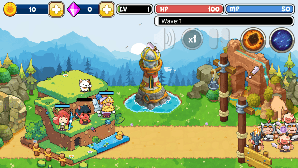 城堡防御迎战浪潮免费下载