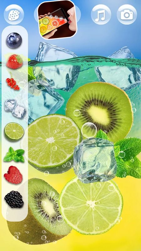 模拟手机喝饮料游戏